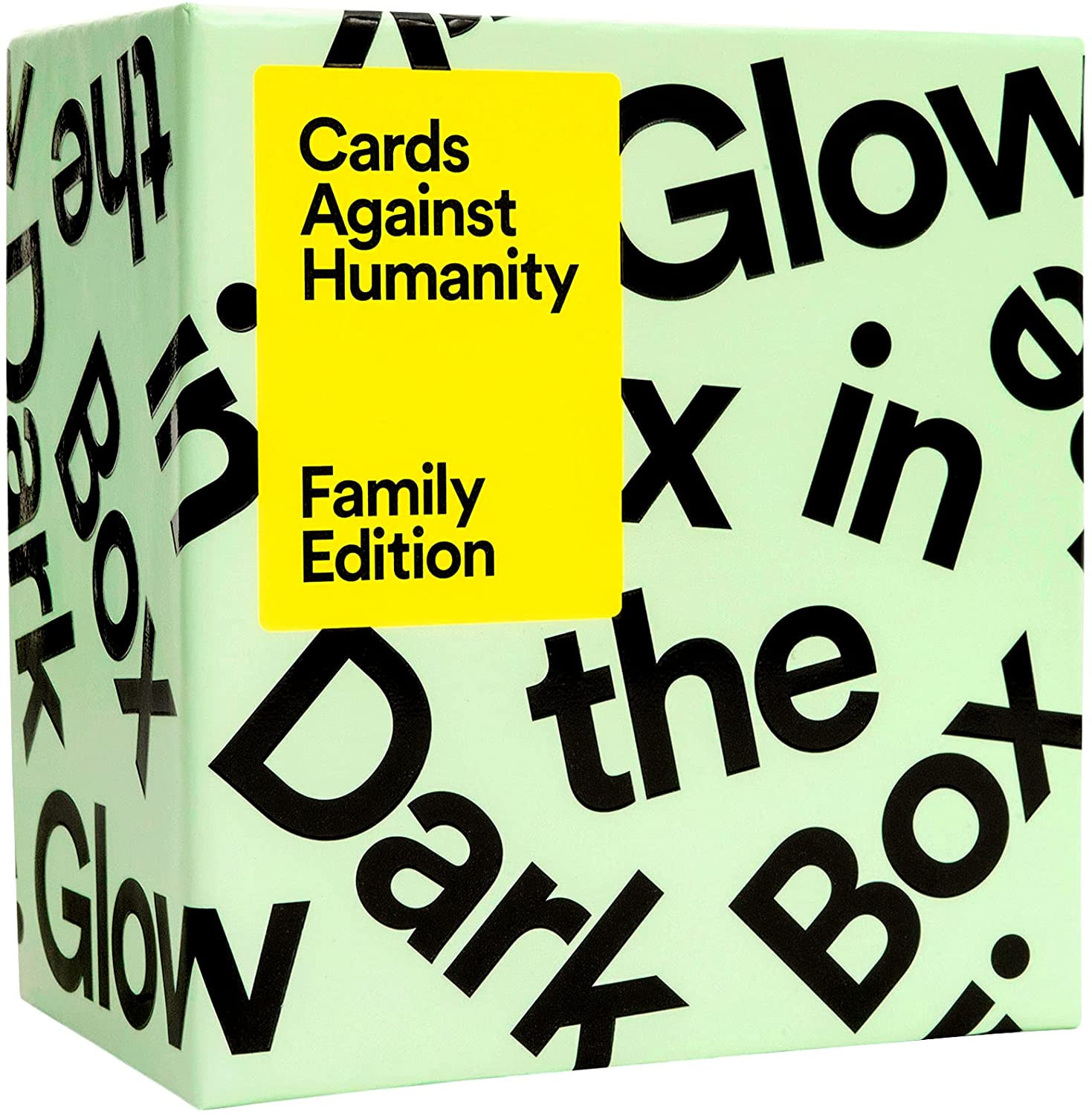 Cards Against Humanity : Family Edition - First Expansion Glow In The Dark Box